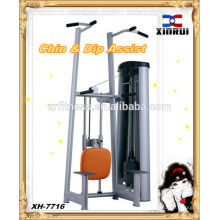 Hot Sale Chip & Dip Assist Fitness Equipment / assisted chin dip machine / Commercial Gym Equipment